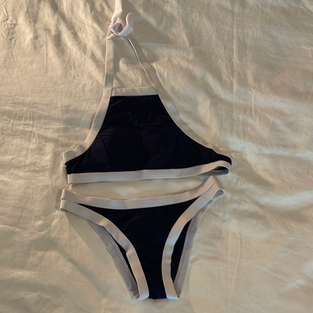 Halter top bikini bathing suit